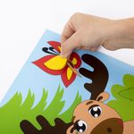 Набор для творчества "Аппликация из мягкого пластика EVA", "Лосенок", 21х29 см, ЮНЛАНДИЯ, 662356