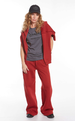 ФУТБОЛКА ПРЯМОГО КРОЯ ИЗ ХЛОПКОВОГО ТРИКОТАЖА