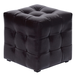 Пуф Лотос Коричневый ЭкоКожа