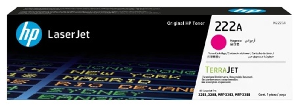 Картриджи HP EUROPE 222A W2223A пурпурный (magenta)