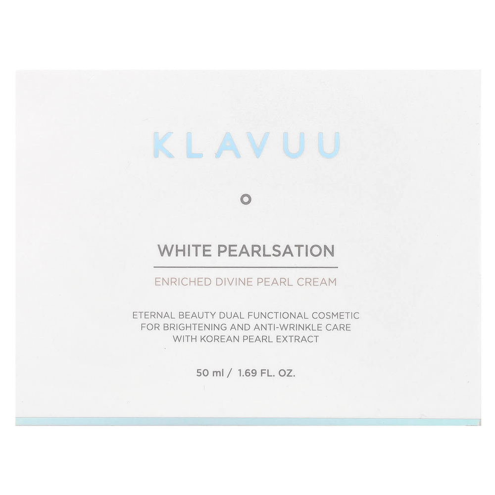 KLAVUU, White Pearlsation, обогащенный крем для лица Divine Pearl, 50 мл (1,69 жидк. унции)