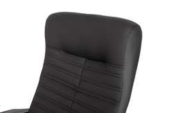 Кресло руководителя Бюрократ CH-480LT черный эко.кожа крестов. пластик