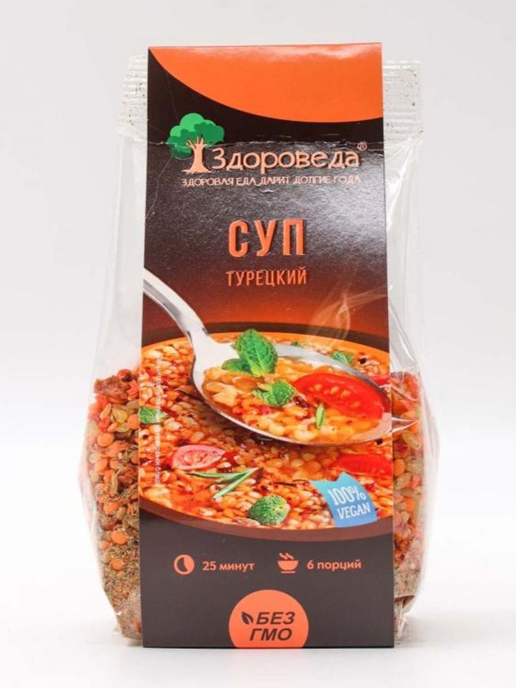 Здороведа Суп турецкий с булгуром и чечевицей 250 г