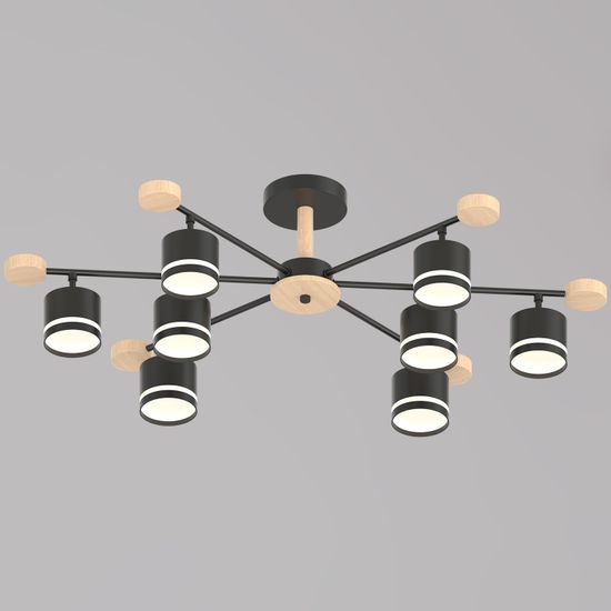 78730-0.3-08 GX53 BK+WOOD светильник потолочный