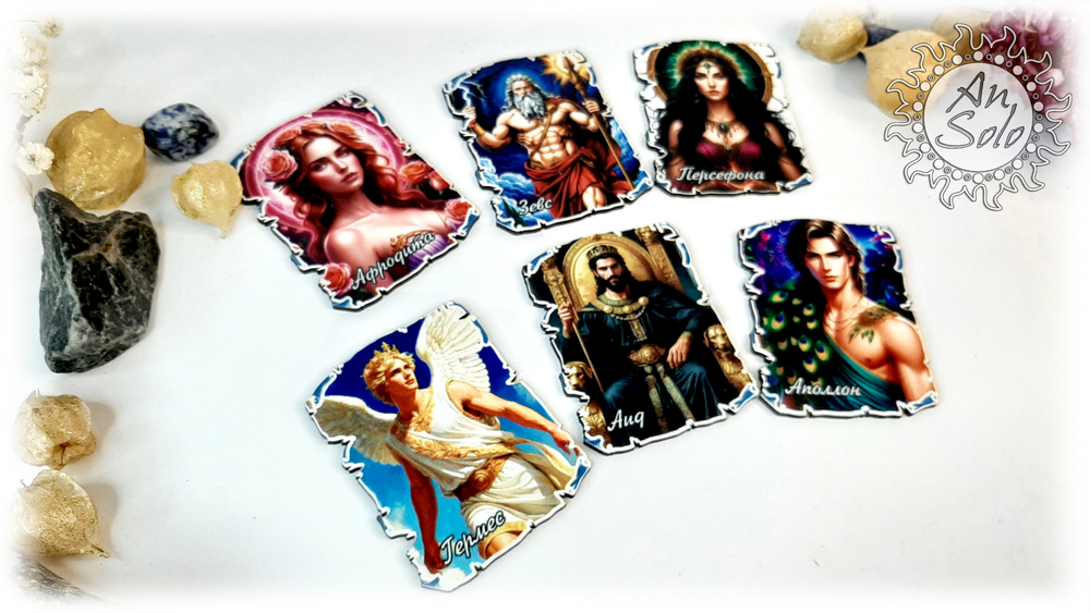 Деревянный магнит "Боги" седьмая часть в ассортименте