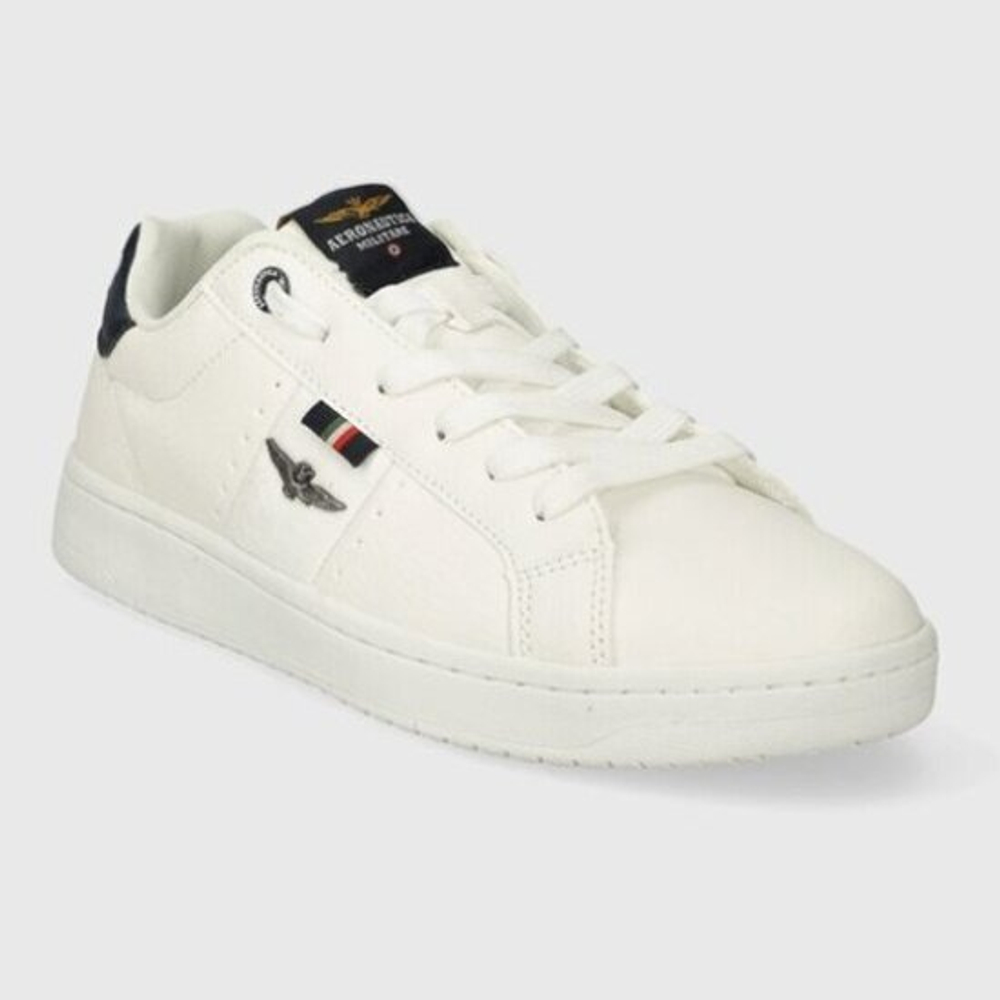 Кеды муж. AERONAUTICA 211 белый база лого