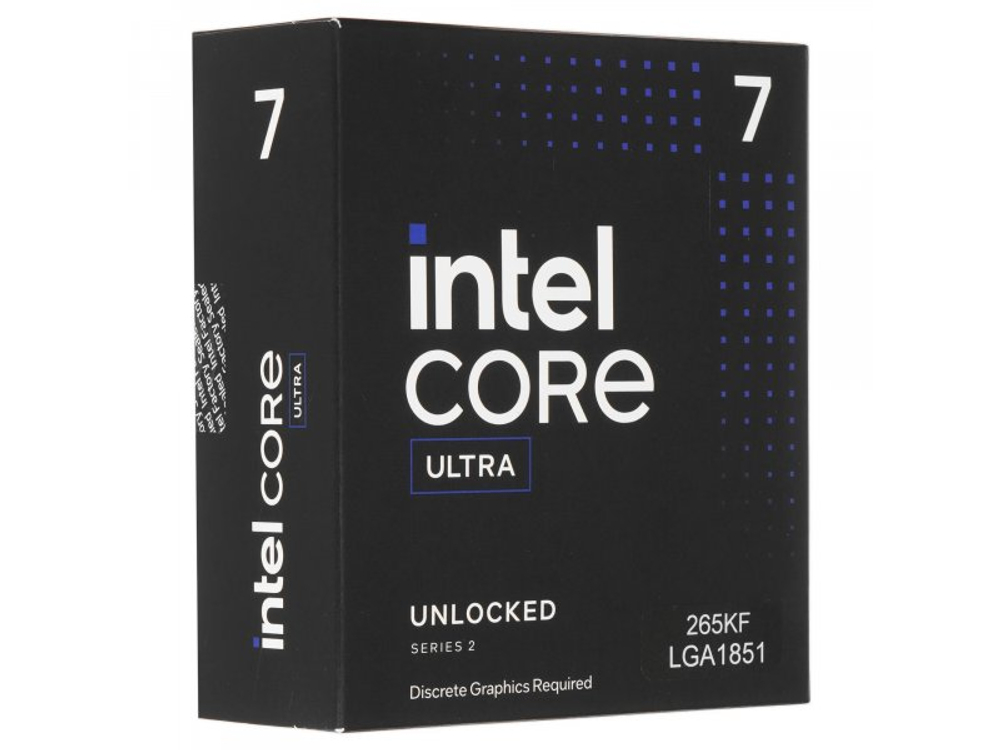 Процессор Intel Core Ultra 7 265KF LGA1851 BOX [BX80768265KF]