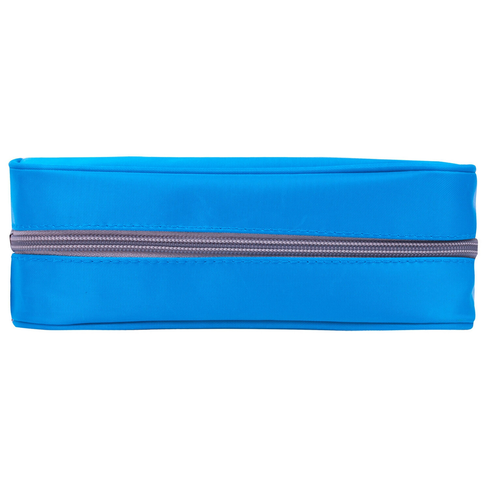 Пенал-косметичка BRAUBERG мягкий "KING SIZE BLUE" 20х8х9 см (2 штуки в упаковке)