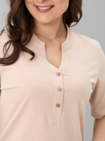 Блузка БЛ-122/фламли-бежевый