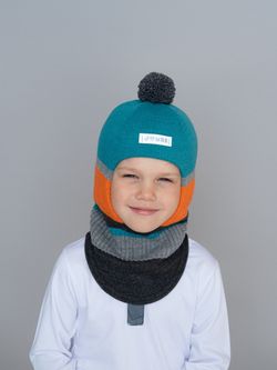 Шлем зимний вязаный (Манго) ЧИП
