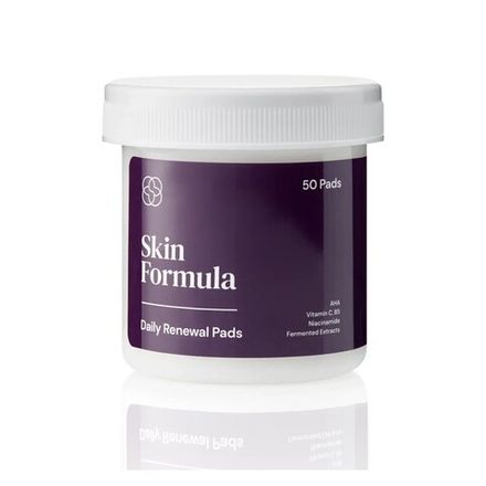 Skin Formula Daily Renewal Pads Мультивитаминные обновляющие салфетки с регенерирующим действием, 50 шт