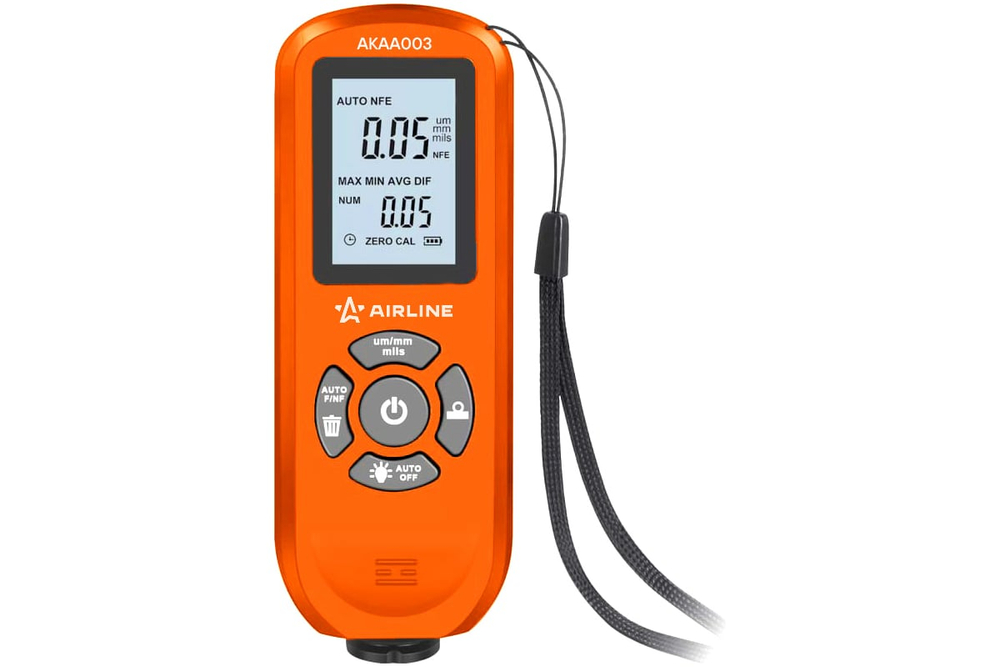 Толщиномер лакокрасочного покрытия, черные/цветные металлы AKAA003 AIRLINE