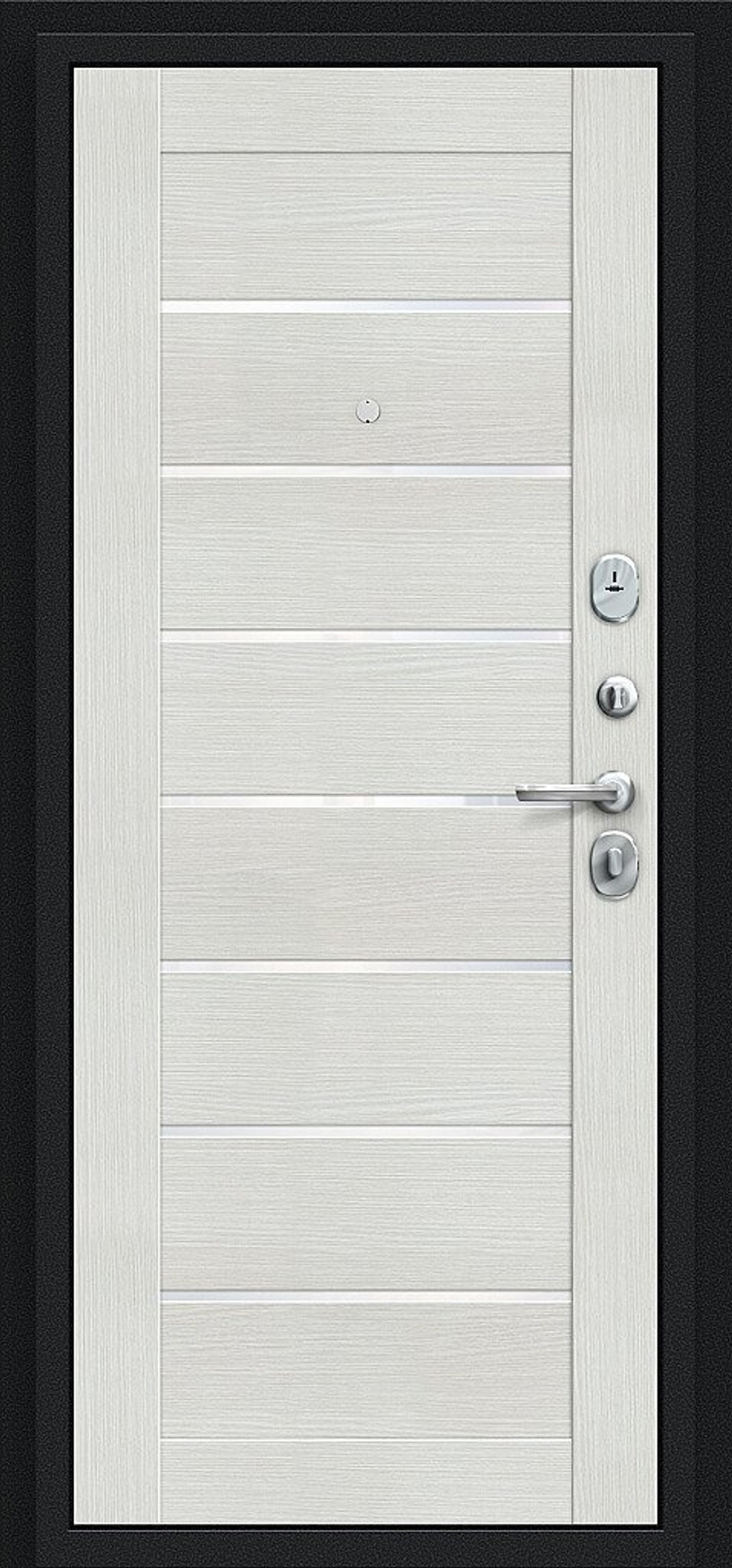 Техно Букле черное/Bianco Veralinga 205*86 правое