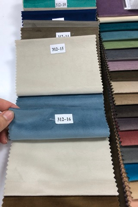 Шторы из однотонного бархата матового, цвет 16