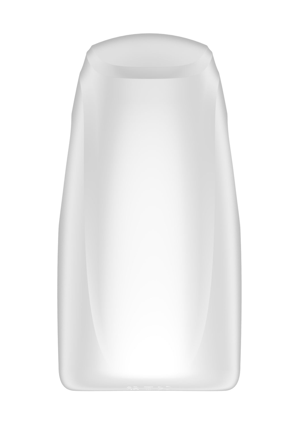 Белый мастурбатор с язычком и возвратно-поступательными движениями (Цвет: белый)