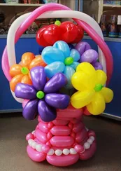 Корзинка с ромашками