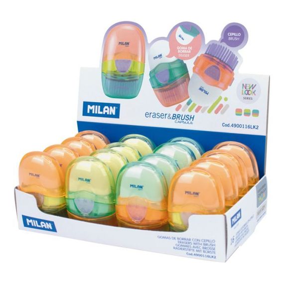 Pozan/ластик/Dısplay 16 eraser&amp;brush capsule new look