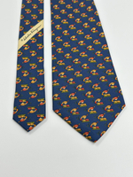 Галстук синий Salvatore Ferragamo