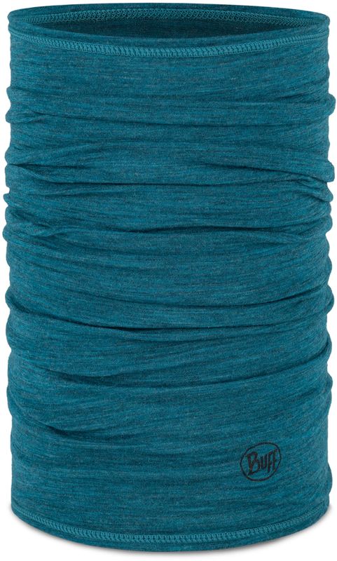 Шерстяной шарф-труба Buff Merino Lightweight Solid Teal Фото 1