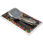 Лейка Melodia della vita LUXE квадрат 1 функция, 95x95 мм, хром MKP26111BL