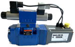 4WRKE10W6-100L-3X/6EG24K31/A1D3M - Пропорциональный распределитель с обратной связью по положению золотника и со встроенным усилителем (OBE), Ду10, A1 = ±10 В, номинальный расход 100 л/мин, схема W6-, каналы управления X и Y - внешние