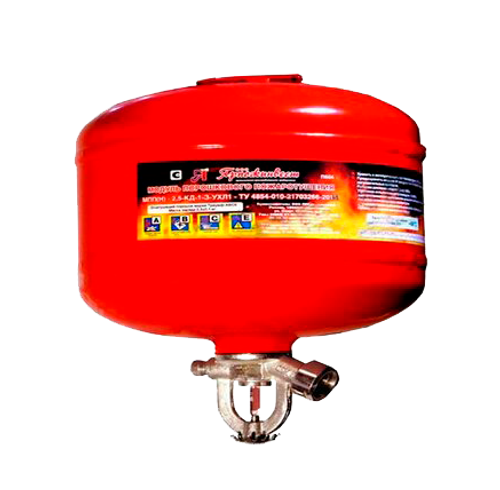 Модуль порошкового пожаротушения МПП-7 (Ярпожинвест) с исполнительным механизмом