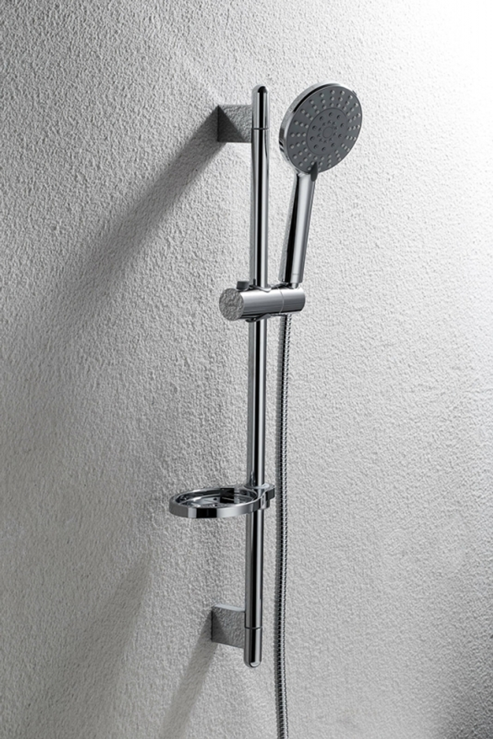 Штанга для душа с мыльницей