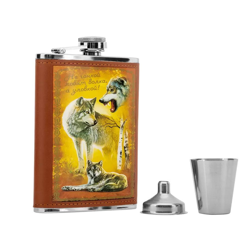 Набор GT Лучший охотник (фляжка 540 мл + 4 стопки + воронка) (GT-TZ184)