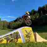 Склиз (полотно) на надувную подушку для фристайла, 9*4*1,5 м