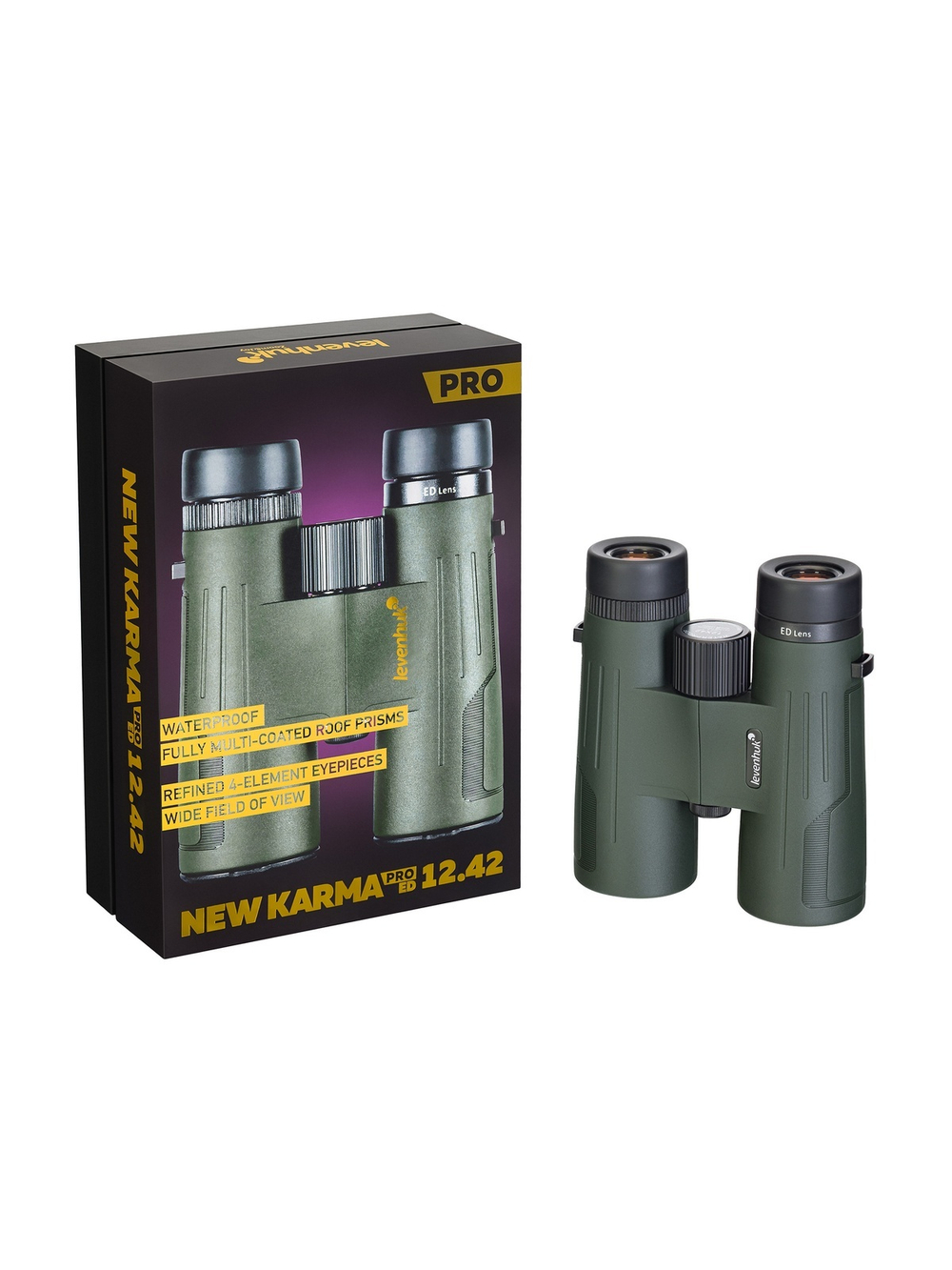 Бинокль Levenhuk New Karma PRO ED 12x42