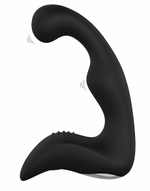 Чёрный перезаряжаемый массажёр простаты BOOTY PLEASER (Цвет: черный)