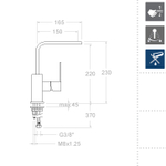 Смеситель для кухни KUATRO NK 4921
