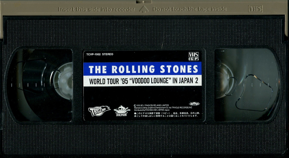 The Rolling Stones / World Tour 94/95: "Voodoo Lounge" In Japan (2VHS)
