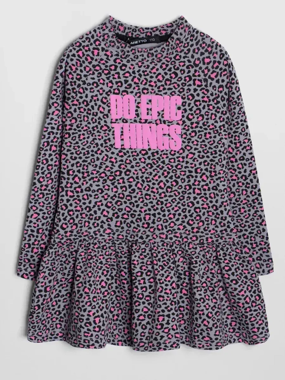 Платье для девочки с длинным рукавом