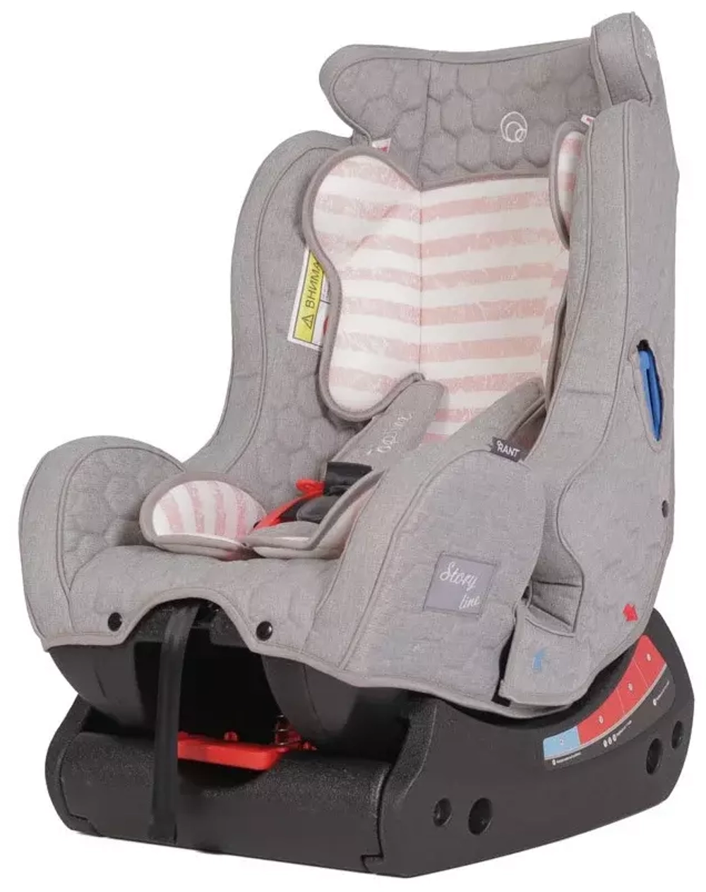 Автокресло LB-718 "Top-Line" Story line (peach) гр. 0-1-2 (0-25 кг)