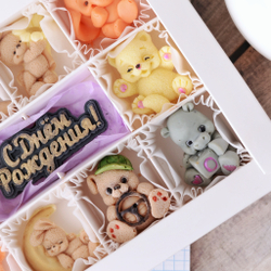 Набор шоколадных фигурок  "Детский" с днем рождения #4