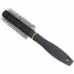 Расческа массажная брашинг «СЕКРЕТ ТВОЕЙ КРАСОТЫ», цвет черный, матовое покрытие, 4*22см