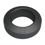 Черное эрекционное кольцо Brodan