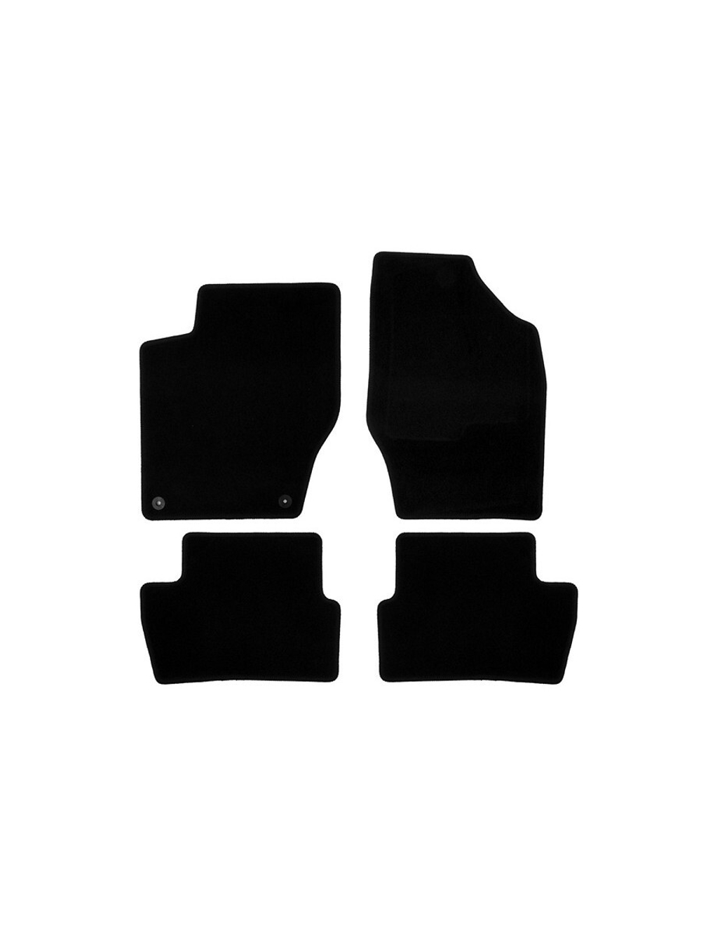 Коврики в салон для CITROEN C4 2010-2016, 2015-, седан, 4 шт. (текстиль) KLEVER011023101200K