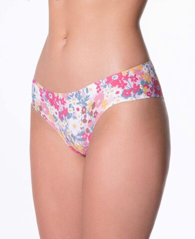Трусы-бразилиана Pastel Dream с цветочным принтом (Размер: L) (Цвет: разноцветный)
