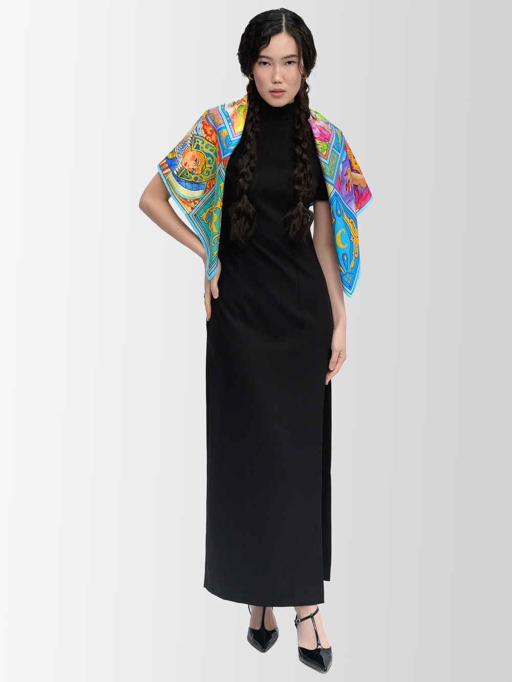 Платок «БРИКС» 100% шёлк