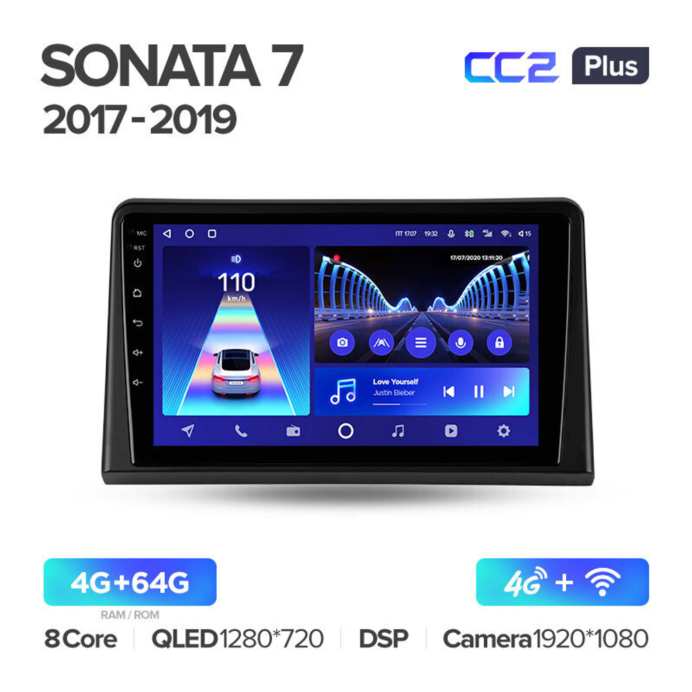 Teyes CC2 Plus 9" для Hyundai Sonata 2017-2019