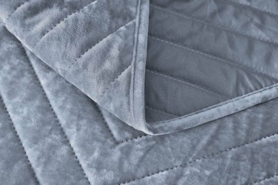 Фернанд (серо-голубой) Покрывало 240х260