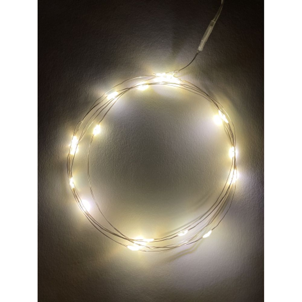 ENIN-2B ЭРА Гирлянда LED Нить 2 м теплый свет, АА, IP20