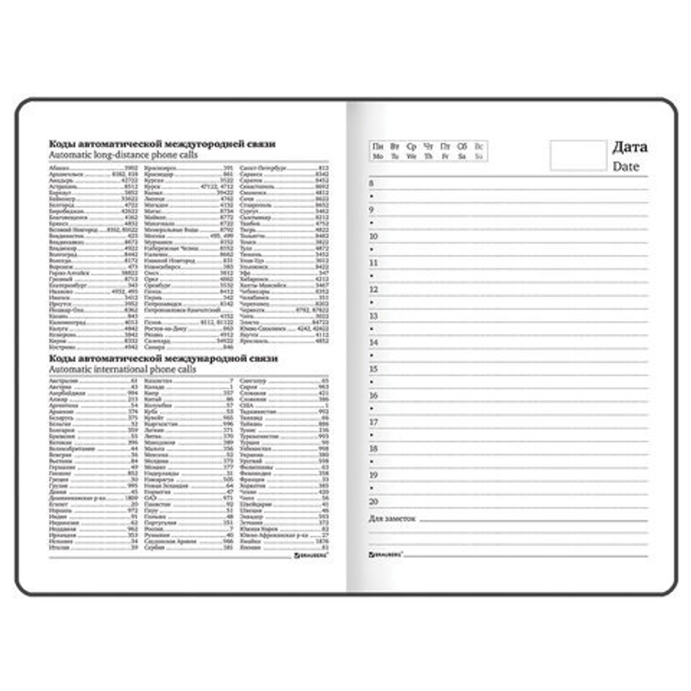 Ежедневник недатированный А6 128 л. БРАУБЕРГ Котики (114571)