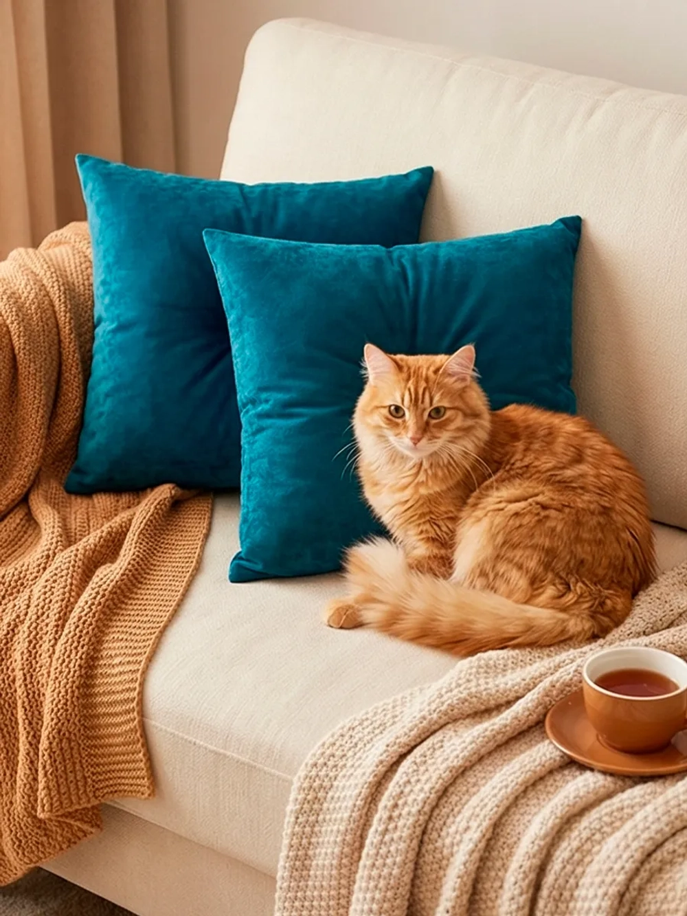 Подушки декоративные диванные 40х40 см