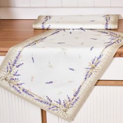 НАБОР ПОЛОТЕНЕЦ ИЗ 2-Х ШТ "ДУША ПРОВАНСА",40Х60СМ, 100% ХЛОПОК,ТВИЛ,БЕЛЫЙ