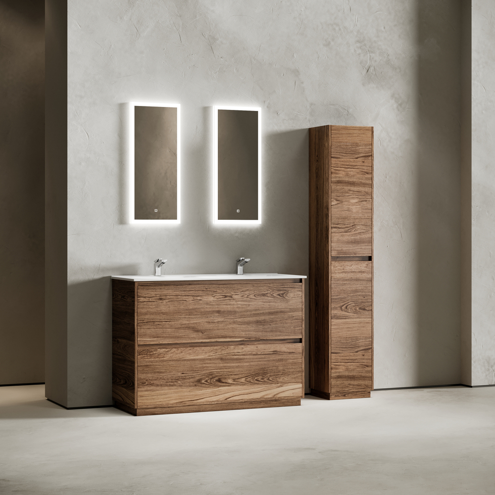 Тумба напольная под раковину Sancos Libra Floor, дуб чарльстон 1190х450х840 мм