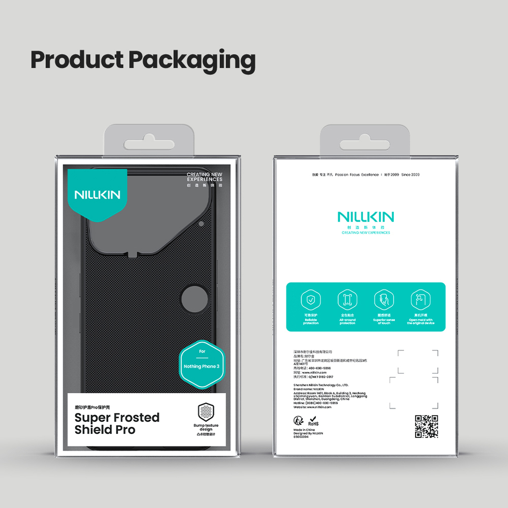 Чехол противоударный от Nillkin для Nothing Phone 3, серия Super Frosted Shield Pro