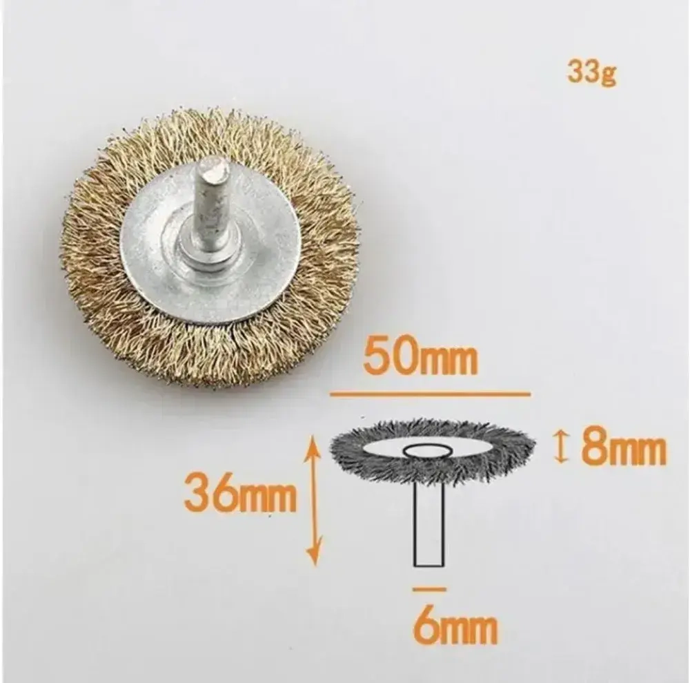 Набор щеток-крацовок для дрели и шуруповёрта. Корщётка металлическая для удаления ржавчины